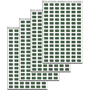 ملصقات مخطط الفاتورة ذات فاتورة الدولار (224 ملصقًا) (أبيض غير ماتي) in Saudi Arabia
