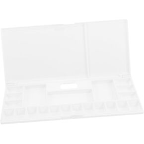 Portable Watercolor Paint Box Sections DIY Pigment Mixing Tray Oil Painting Box Wet Palette in Kuwait
