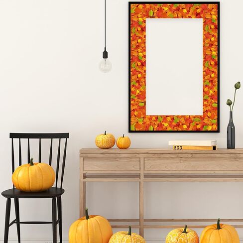 Whaline 32.8ft Fall Bulletin Board Borders Maple Leaf Die-Cut Rolled Bulletin Board Trim for Autumn Thanksgiving School Classroom Office Chalkboard Decoration in Saudi Arabia