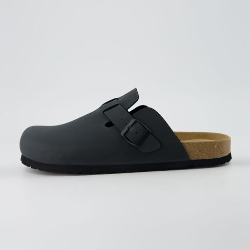 CUSHIONAIRE Haze Mens Clogs | Comfortable Slip-On Clogs for Men with Arch Support and Cork Suede Footbed | Perfect Potato Shoes for Indoor & Outdoor Use in Kuwait