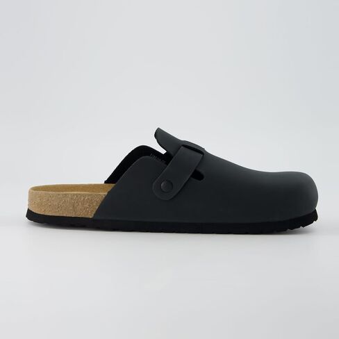 CUSHIONAIRE Haze Mens Clogs | Comfortable Slip-On Clogs for Men with Arch Support and Cork Suede Footbed | Perfect Potato Shoes for Indoor & Outdoor Use in Kuwait