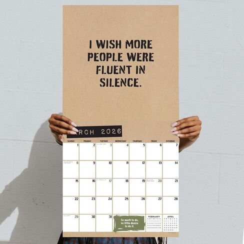 TF Publishing 2026 Puns of Fun Wall Calendar - شبكات كبيرة للتعيينات والجدولة - تقويم الحائط الشهري العمودي 2026 مع ورق ماتي مريح لمنظمة المنزل والمكاتب - 12 بوصة × 12 بوصة in Kuwait