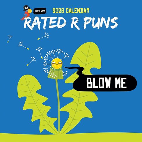 TF Publishing 2026 Puns of Fun Wall Calendar - شبكات كبيرة للتعيينات والجدولة - تقويم الحائط الشهري العمودي 2026 مع ورق ماتي مريح لمنظمة المنزل والمكاتب - 12 بوصة × 12 بوصة in Saudi Arabia