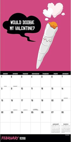 TF Publishing 2026 Puns of Fun Wall Calendar - شبكات كبيرة للتعيينات والجدولة - تقويم الحائط الشهري العمودي 2026 مع ورق ماتي مريح لمنظمة المنزل والمكاتب - 12 بوصة × 12 بوصة in Saudi Arabia