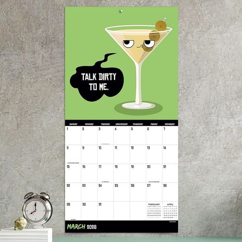 TF Publishing 2026 Puns of Fun Wall Calendar - شبكات كبيرة للتعيينات والجدولة - تقويم الحائط الشهري العمودي 2026 مع ورق ماتي مريح لمنظمة المنزل والمكاتب - 12 بوصة × 12 بوصة in Saudi Arabia