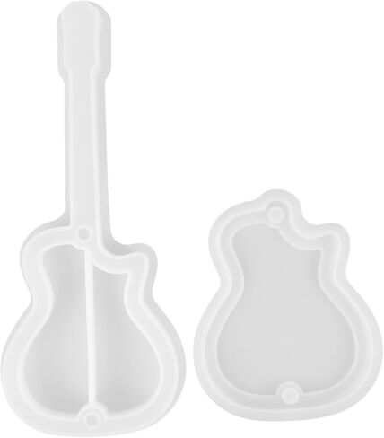 Box Resin Molds, Guitar Shape Jewelry Storage Box Resin Casting Mold Reusable Guitar Shape Epoxy Mould for DIY Crafts in Saudi Arabia