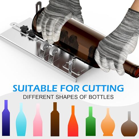 Camdios Glass Botter Cutter & Bottle Cutter ، قاطع زجاجي مطور لقطع النبيذ ، البيرة ، الخمور ، الويسكي ، الكحول ، الشمبانيا in Saudi Arabia