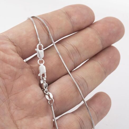 925 Extender Sterling Silver Necklace ، موصل قفل جراد البحر مفتوحًا مزدوجًا لصنع المجوهرات ، ملحقات سلسلة المجوهرات سلسلة موسع لسباق DIY- الفضة in Saudi Arabia