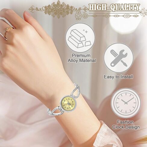 5 Pieces Interchangeable Charm Clasp Set,18mm Colorful Watch Shaped Jewelry Charms for DIY Bracelet, Ring, Earrings, Necklace & Amulet Accessories in Saudi Arabia