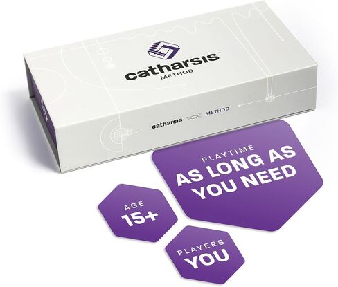 CATHARSIS Catharsis Method - Emotional Intelligence Solitaire & CBT Practice for Introspective Adults, Teens, Friends, & Couples - Therapy Cards for Personal Development, Ages 15+, 1-2 Players in Saudi Arabia