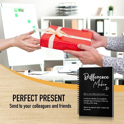 Difference Maker Definition 160 Blank Pages Hardcover Spiral Notebook, Thank You Gift for Coworker Teachers Boss Leader, Going Away Gift for Colleague, Appreciation Gift for Employee Mentor in Saudi Arabia