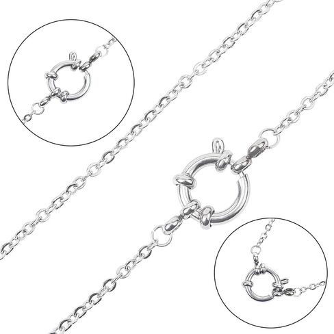 UNICRAFTALE Golden Spring Ring Clasps 8PCS Stainless Steel Closed Ring Smooth Surface Connector Findings for DIY Jewelry Making 12.5x4mm, Hole 2.5mm in Saudi Arabia