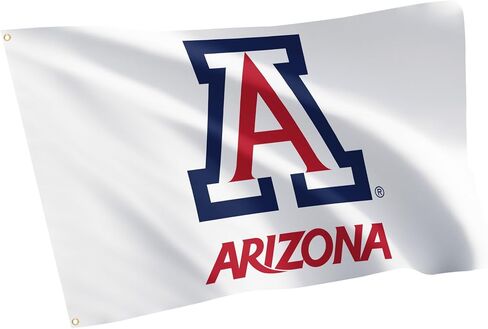 Desert Cactus University of Arizona Flag Wildcats UA Flags Banners 100% Polyester Indoor Outdoor 3x5 (Style A) in Saudi Arabia