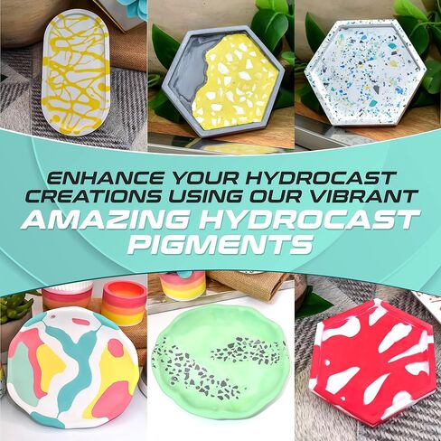 Alumilite HydroCast Refill Kit (8.8 lbs) Versatile Casting Kit for Beginners, Matte Ceramic Like Finish, Decorative Art, Home Decor, Coasters, Jewelry, and Planter Pots in Kuwait
