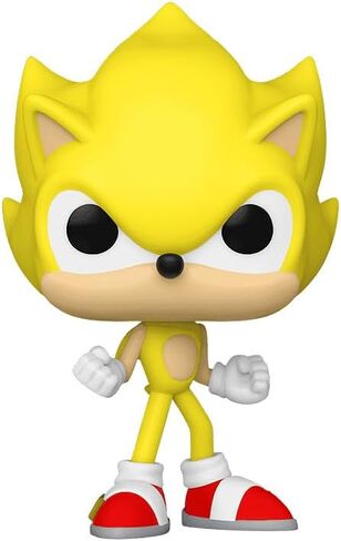 Pop Games: Sonic The Hedge hog - Super Sonic Exclusive Vinyl Figure Bundled with Box Protector Compatible for Funko in Saudi Arabia