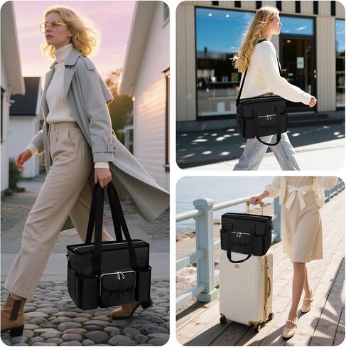 حقيبة ممرضة ، أكياس عمل مع مقصورة كمبيوتر محمول بحجم 15.6 بوصة ، حقيبة مدرس مع كوب كبير ، جيب معزول in Kuwait