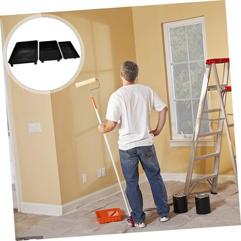 أداة ضبط الأدوات المتواضعة 3pcs لتصاريح لصواني الطلاء بأداة طلاء حاوية كبيرة الحاوية in Kuwait