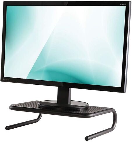 Staples 643687 Standard Steel Monitor Stand Black in Saudi Arabia