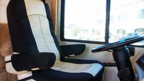 RV Designer C893، غطاء مقعد متنقل، GripFit+، يناسب معظم المقاعد، عبوة واحدة، أسود in Saudi Arabia