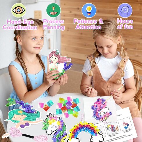 Poke-in Fun Art and Crafts,Pumpkin Decoration Craft Kits,Make Pumpkin Face,Mess Free Kids' Paper Craft Kits for Boys &Girls Age 4-10+,Party Activities Supplies Fall Thanksgiving Halloween Decoration in Saudi Arabia