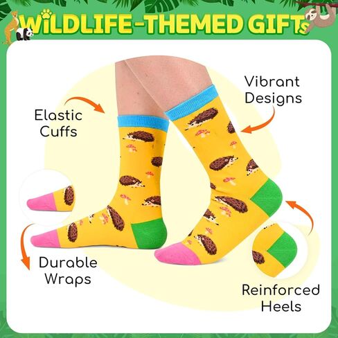 هدايا الزرافة المضحكة من زمارت للنساء والفتيات، جوارب الزرافة، جوارب مضحكة وممتعة ومبتكرة in Kuwait