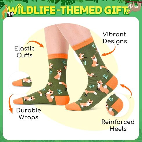 Zmart Funny Giraffe Gifts for Women Girls, Giraffe Socks Novelty Fun Crazy Silly Socks in Saudi Arabia