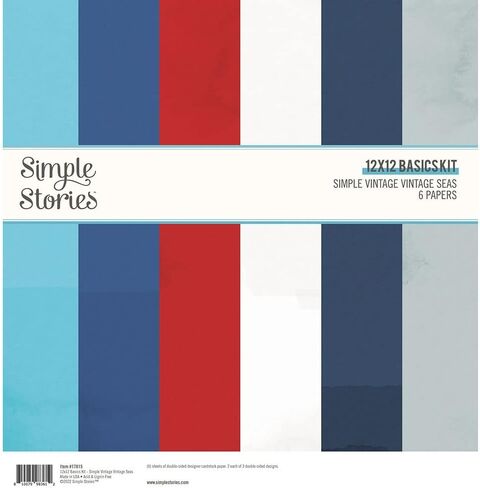 SIMPLE STORIES SV VNTG Basics 12X12 KIT, Simple Vintage Vintage Seas in Saudi Arabia