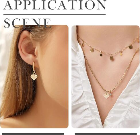 Pandahall 8pcs Hollow Heart Charms 18K الذهب المطلي بالنحاس المعلقات 2 أنماط سحر قلب عيد الحب لسباق قلادة DIY الحرف المجوهرات in Saudi Arabia