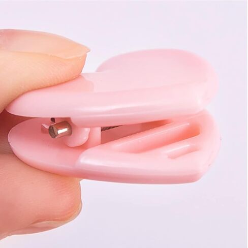 20 Pcs Cute Heart Binder Clips Mini Decorative Paper Clips Clamps Photo Hanging Clips Food Bag Clips in Saudi Arabia