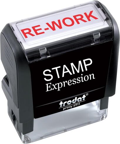 Stampexpression - إعادة عمل مكتب طابع المطاط في مكتب إعادة العمل - الحبر الأحمر (A -5377) in Saudi Arabia
