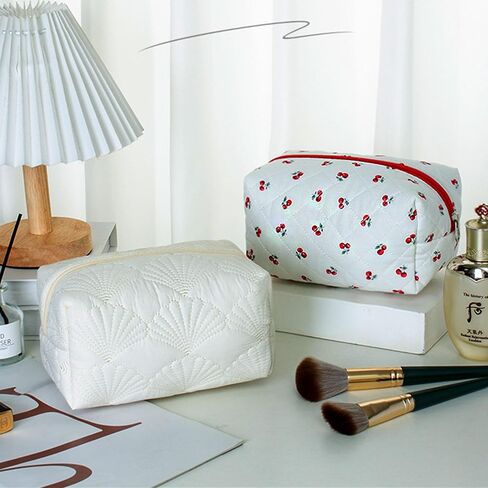 Pencil Case Office College School Storage Bag Pouch Holder Box Organizer Makeup Pouch Cosmetic Bag Aesthetic Cute Pen Case for Girls Boys Kids (A) in Kuwait