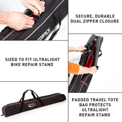 Feedback Sports Padded Travel Bag for Ultralight Bike Repair Stand (Black) in Saudi Arabia