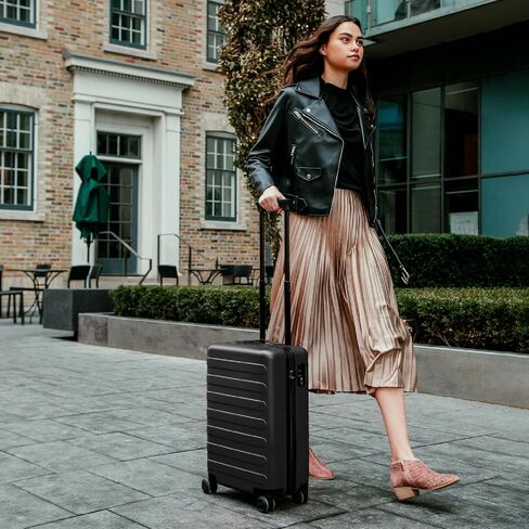 20" Carry on Luggage, Hard-Shell, TSA Lock, Lightweight, Spinner Suitcase Airline Approved in Kuwait