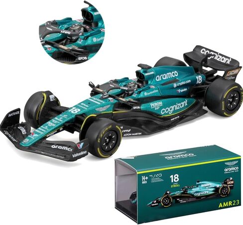BBURAG NEW 2023 1/43 F1 AMR23#18 Stroll Alloy Racing Formula One for Aston Martin Adult Model Car Diecast Hardcover الإصدار القابل للتحصيل in Saudi Arabia