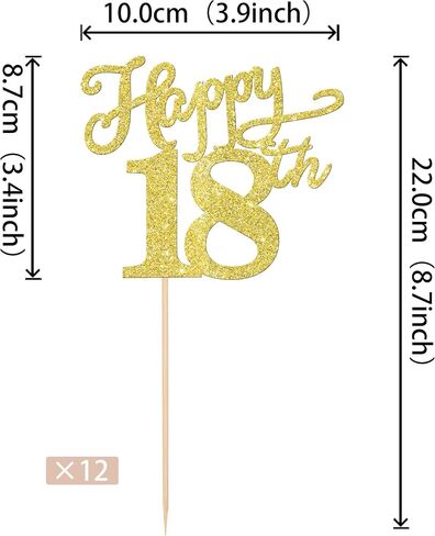 12 Pack 100th Birthday Centerpiece Sticks, Double Sided Gold Glitter 100th Anniversary Party Decorations, 100 Fabulous Table Toppers for 100th Birthday Anniversary Party Table Decorations in Saudi Arabia