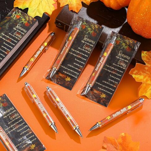150 PCS Fall Pens Gifts Bulk ، inluck 50 Jesus Loves You Ballpox Pens 50 Fall Lundmarks و 50 bag antumn party higds thanksgiving for coworker stupport steach supplies upplies in Saudi Arabia