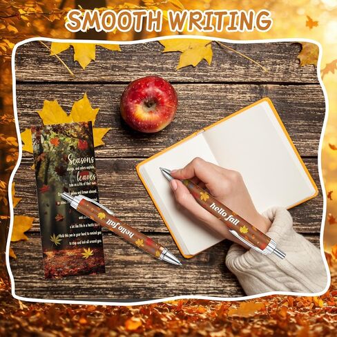 150 PCS Fall Pens Gifts Bulk ، inluck 50 Jesus Loves You Ballpox Pens 50 Fall Lundmarks و 50 bag antumn party higds thanksgiving for coworker stupport steach supplies upplies in Saudi Arabia