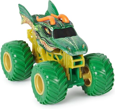 Monster Jam 2024 Series 30 1:64 Diecast Monster Truck 2-Pack ، Dragon vs Tempest Steed in Kuwait