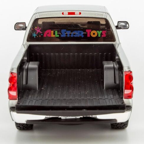 2006 Silverado 1500 Extended Cab Pickup Truck 1/25 Diecast Model Car Motor Max 79393 Grey in Saudi Arabia
