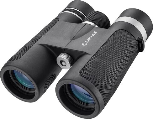 Barska Lucid View Compact Binoculars - Roof Prisms, Fully Coated Optics, Center Focus, Rubber Armor Grip – Lightweight for Hiking, Bird Watching, Travel in Saudi Arabia