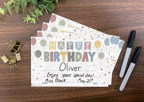 Teacher Created Resources Classroom Cottage Happy Birthday Awards (TCR7199) in Saudi Arabia