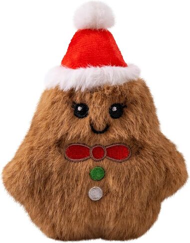 KONG Holiday Snuzzles Dog Toy – Plush Seasonal Characters, Full-Body Squeaker, Soft Holiday Cuddle Toy for Indoor Play (Reindeer, Small) in Saudi Arabia