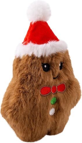 KONG Holiday Snuzzles Dog Toy – Plush Seasonal Characters, Full-Body Squeaker, Soft Holiday Cuddle Toy for Indoor Play (Reindeer, Small) in Saudi Arabia