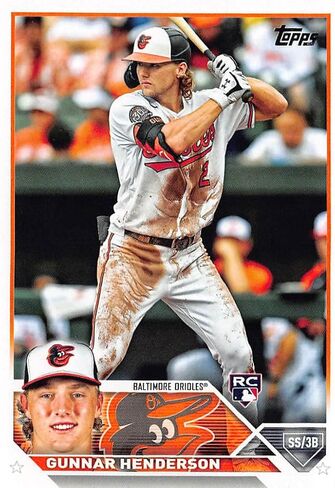2023 Topps Series 1#206 Card Gunnar Henderson Rookie in Saudi Arabia