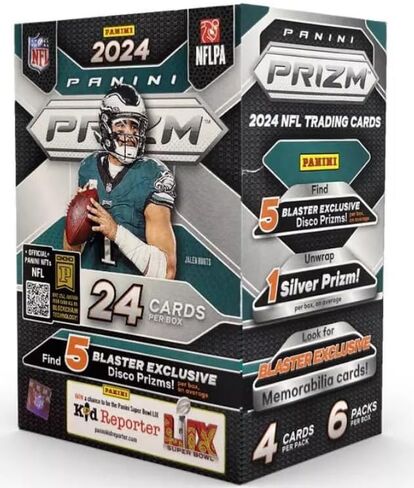 2024 Panini Prizm Football Blaster Box - 24 Football Cards Per Box in Saudi Arabia