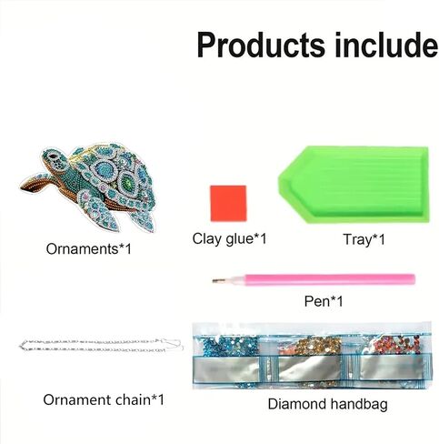 STGLCR Sea Turtle Suncatchers Special Shape Diamond Painting Kits for Beginner,Crystal Rhinestones Diamond Dots Diamond Art DIY Kits for Adults Painting Pendant Ornament for Home Wall Decor 7.8inch in Saudi Arabia