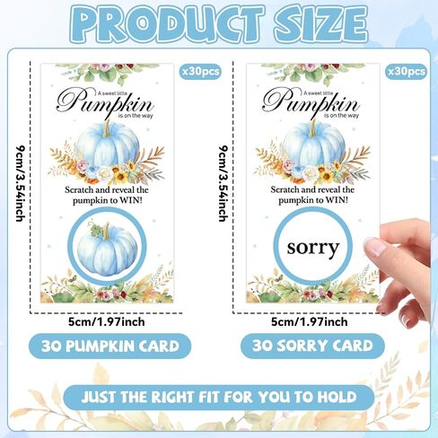 60 Pieces Pink Little Pumpkin Baby Shower Scratch Off Cards Stickers Thanksgiving Day Games Fall Harvest Party Gift for Festive Raffle Tickets 3.5 x 2 inch Baby Shower Scratch Off Game Girl Supplies in Saudi Arabia