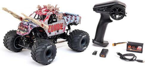 LOSI 1/18 MINI LMT ZOMBIE 2S 4X4 RTR BRINTHER MONSTER TRACK BUTTION in Saudi Arabia