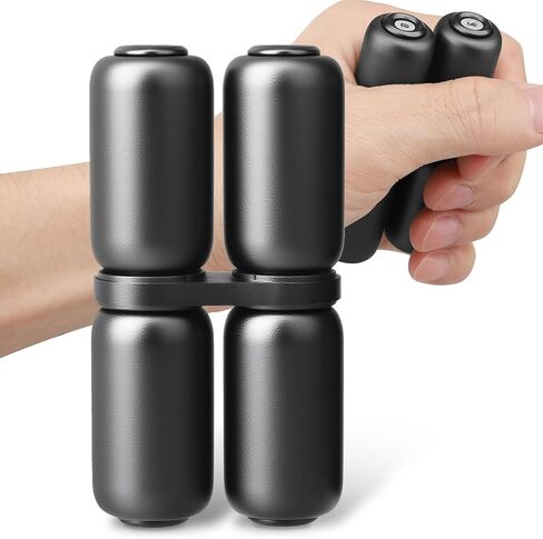 Handheld Fidget Hand Roller Toy, Metal Fidget Spinner for Kids Adults, Portable Hand Grip Strengthener, Compact Alloy Metal Silence Stress Relief Hand Exercise Tool for Office Travel Classroom, Silver in Kuwait