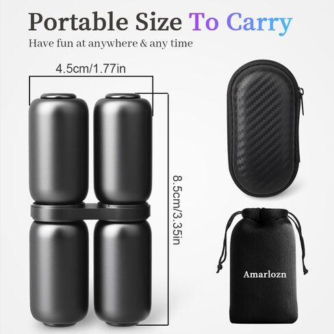 Handheld Fidget Hand Roller Toy, Metal Fidget Spinner for Kids Adults, Portable Hand Grip Strengthener, Compact Alloy Metal Silence Stress Relief Hand Exercise Tool for Office Travel Classroom, Silver in Kuwait